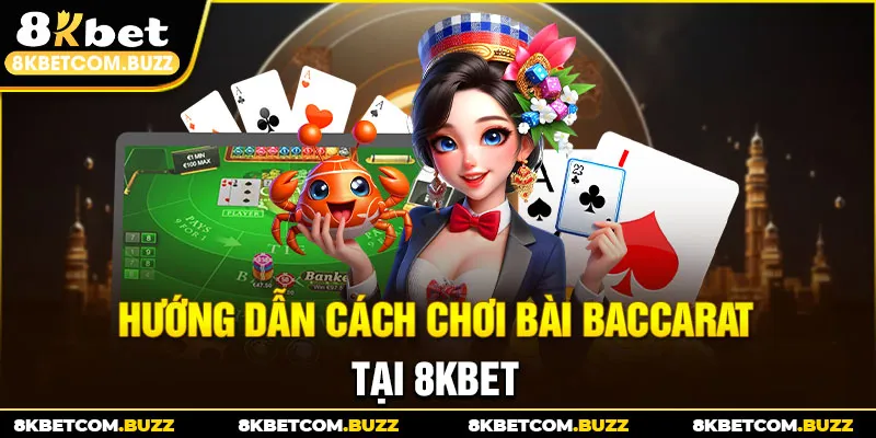 Hướng dẫn cách chơi bài Baccarat tại 8KBET