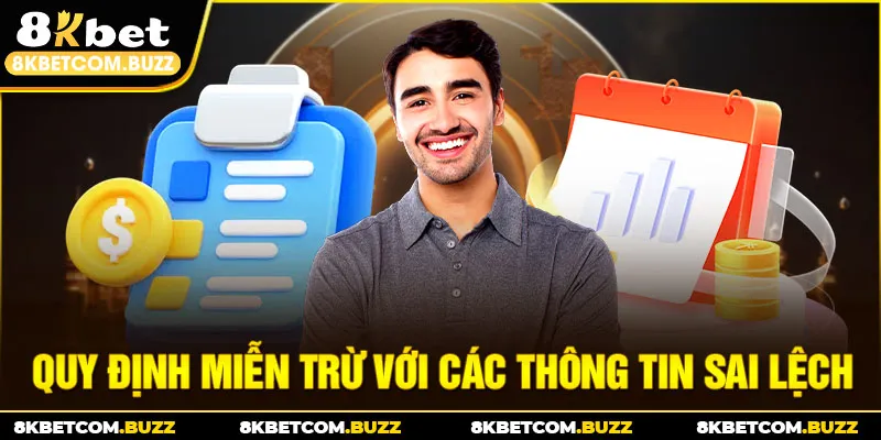 Quy định miễn trừ với các thông tin sai lệch